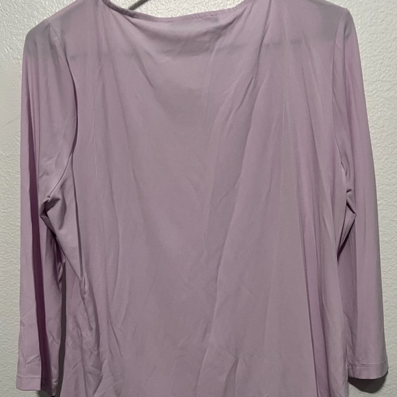 Ivana trump lavender top NWT size Large - Picture 3 of 4